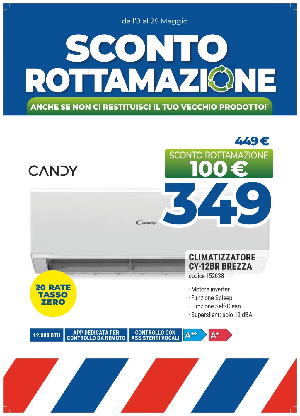 CLIMATIZZATORE CANDY CY-12RA-20 BREZZA 12000BTU